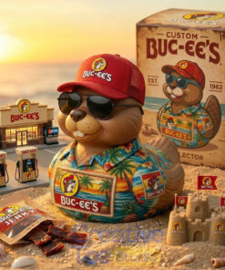Summer Vibes Buc-ee’s Hawaiian Beaver Collectible Duck