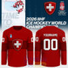 Germany 2026 IIHF Ice Hockey Championship Custom Hockey Jersey