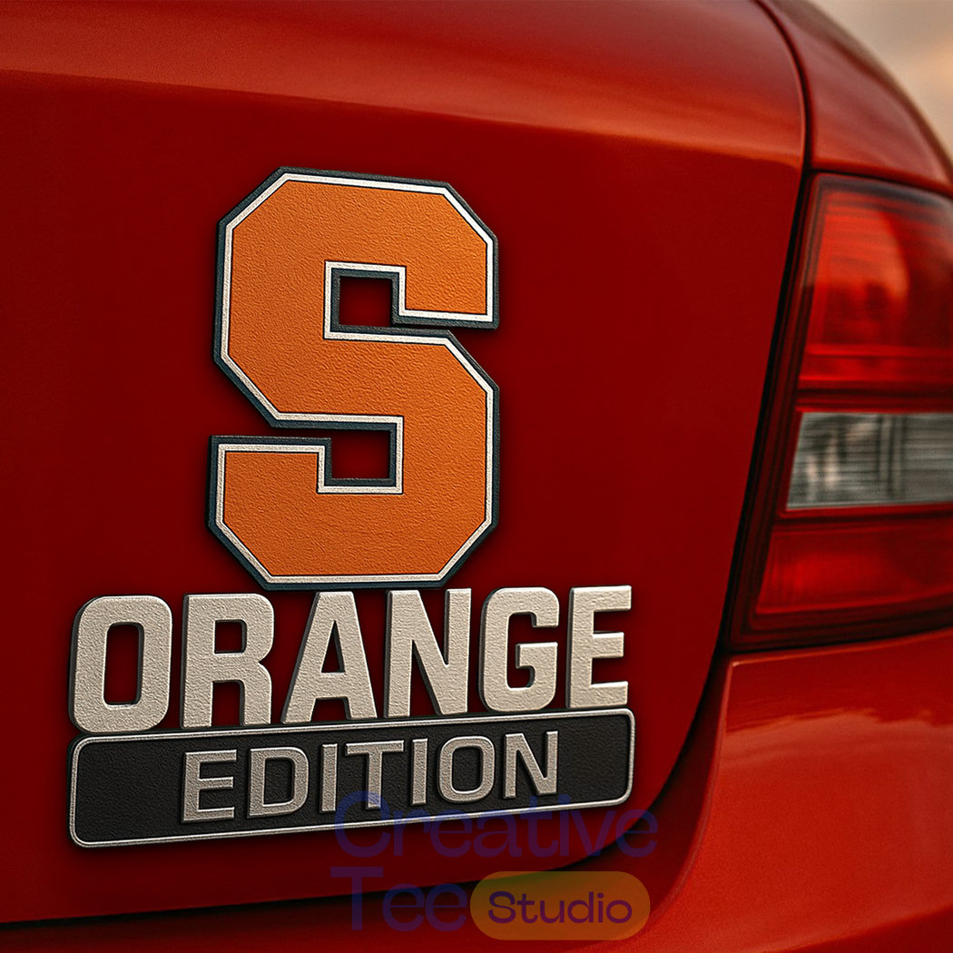 Syracuse Orange Custom Car Name Badge Syracuse Orange Custom Car Name Badge