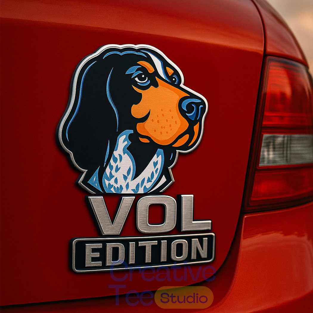 Tennessee Volunteers Custom Car Name Badge Tennessee Volunteers Custom Car Name Badge