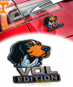 Tennessee Volunteers Custom Car Name Badge