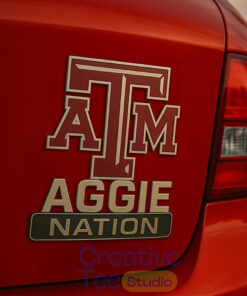 Texas A&M Aggies Custom Car Name Badge Texas A&M Aggies Custom Car Name Badge