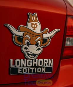 Texas Longhorns Custom Car Name Badge Texas Longhorns Custom Car Name Badge