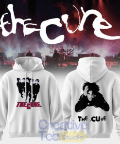 The Cure Classic Alt Band Silhouette Double-Sided Tee Hoodie