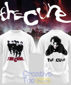 The Cure Classic Alt Band Silhouette Double-Sided Tee Hoodie