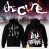 The Cure Midnight Portrait Gothic Wave Graphic Tee Hoodie