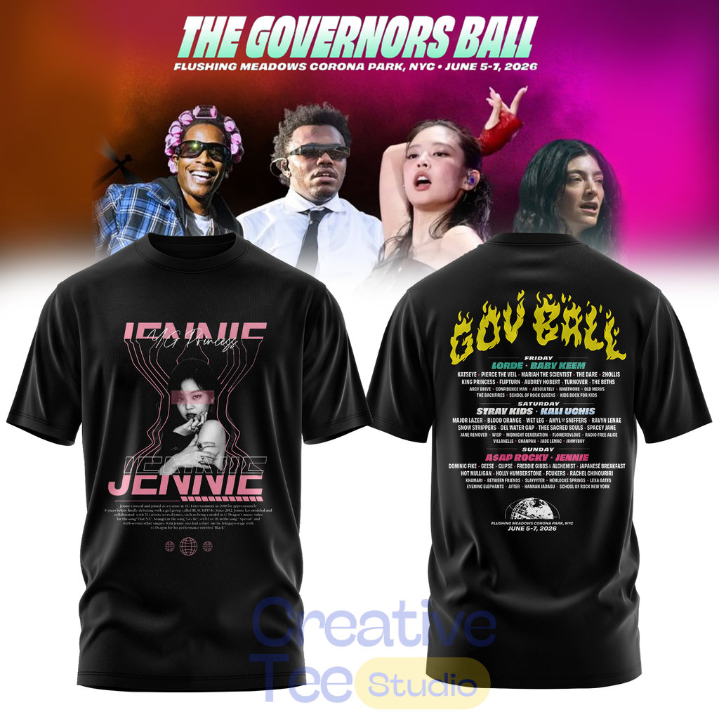 The Governors Ball Tour 2026 Exclusive T-Shirt The Governors Ball Tour 2026 Exclusive T-Shirt