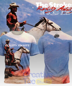 The Strokes “Reality Awaits – The World Tour 2026” 3D T-Shirt