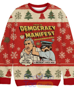 This is Democracy Christmas Ugly Sweater