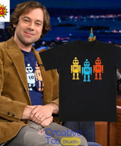 Tonight Show Christian Hubicki 01 10 11 Robot T-Shirt
