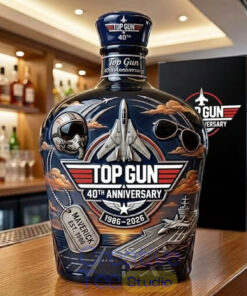Top Gun 40th Anniversary Commemorative Whiskey Bottle