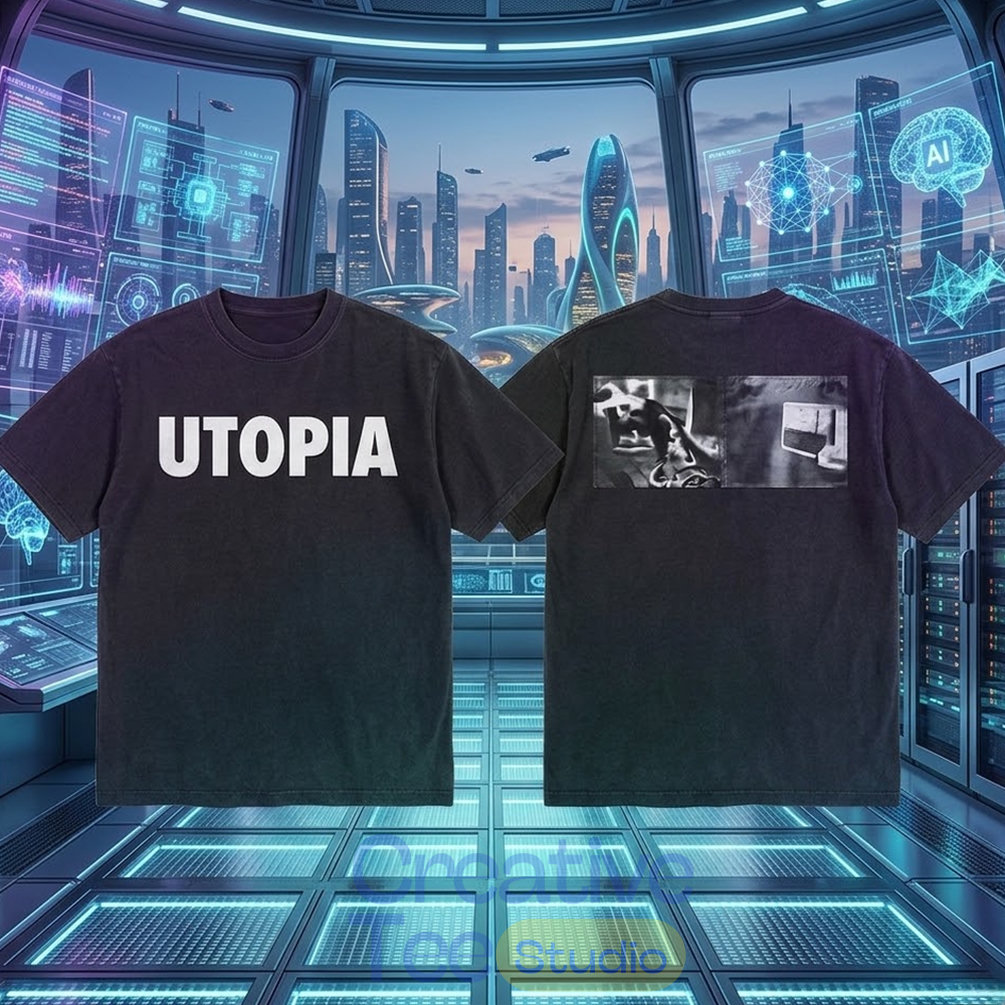 Travis Scott Wearing Utopia 2026 T-Shirt Travis Scott Wearing Utopia 2026 T-Shirt