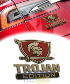 Troy Trojans Custom Car Name Badge