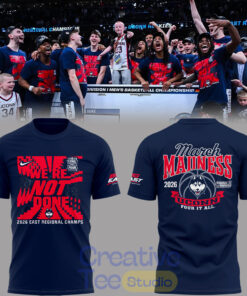 UConn Huskies 2026 Final Four “We’re Not Done” T-Shirt