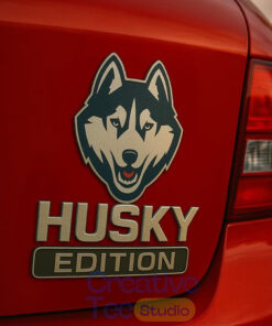 UConn Huskies Custom Car Name Badge UConn Huskies Custom Car Name Badge
