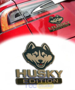 UConn Huskies Custom Car Name Badge
