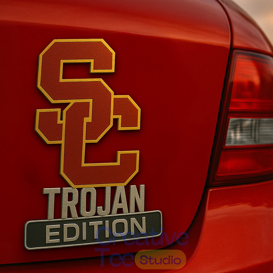 USC Trojans Custom Car Name Badge USC Trojans Custom Car Name Badge