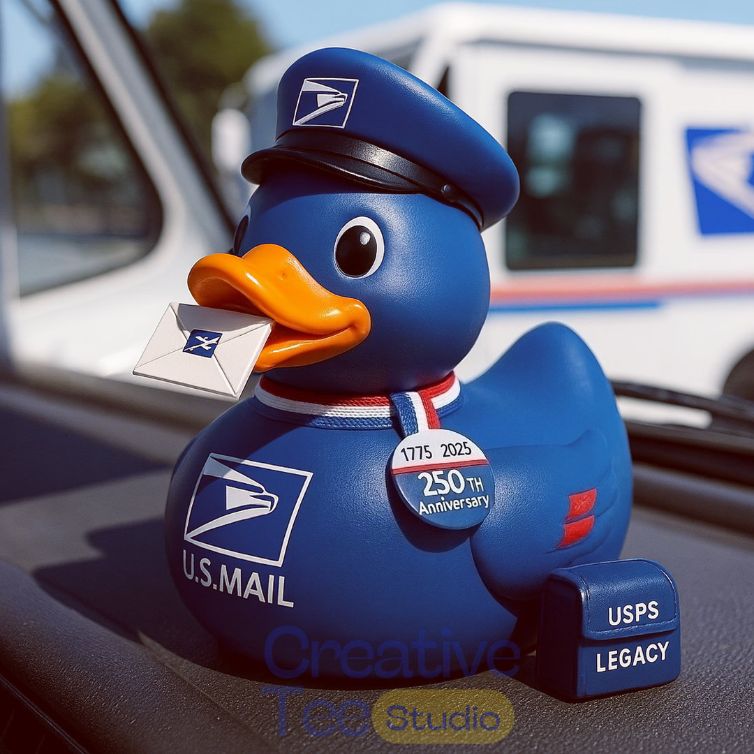 USPS 250th Anniversary Mail Carrier Collectible Duck USPS 250th Anniversary Mail Carrier Collectible Duck