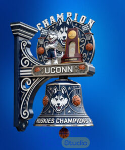 Uconn Huskies NCAA Final Four Championships Premium Wall Bell