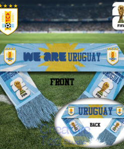 Uruguay National Soccer Team WC26 Premium Scarf