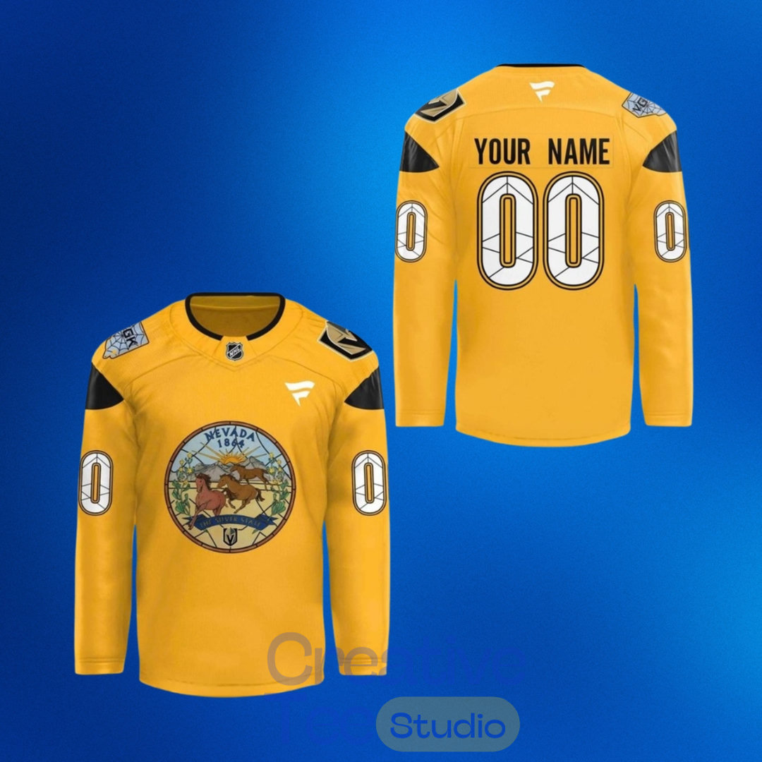 Vegas Golden Knights Nevada Day 2026 Celebrate Hockey Jersey Vegas Golden Knights Nevada Day 2026 Celebrate Hockey Jersey