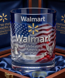 Walmart x Celebrating United States of American 250th Anniversary Whiskey Glass