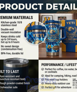 West Coast Eagles Premium YETI Tumbler
