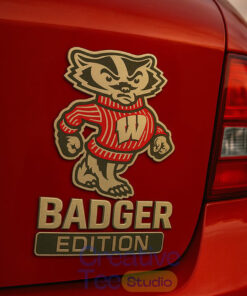 Wisconsin Badgers Custom Car Name Badge Wisconsin Badgers Custom Car Name Badge