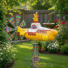 Yellow Submarine Garden Wind Spinner