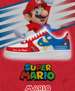 Super Mario ‘Mario’ Limited Edition Air Force 1 Shoes