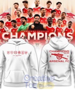 ’26 Arsenal Premier League Champions Tee Hoodie ’26 Arsenal Premier League Champions Tee Hoodie