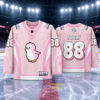 Pudgy Penguins Special Edition Hockey Jersey – Pink