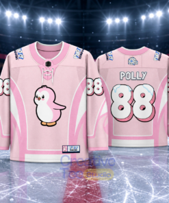 Pudgy Penguins Special Edition Hockey Jersey – Pink