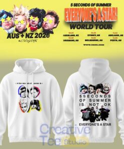 5 Seconds of Summer Everyone’s A Star! World Tour 2026 Special Tee Hoodie