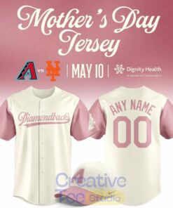 Arizona Diamondbacks 2026 Mother’s Day Custom Baseball Jersey