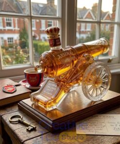 Arsenal 140th Anniversary Cannon Whiskey Bottle – Limited Edition