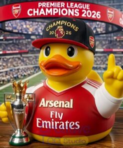 Arsenal 2025/26 Premier League Champions Commemorative Duck