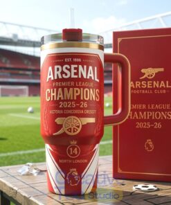 Arsenal 2026 Premier League Champions Commemorative Tumbler