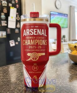 Arsenal 2026 Premier League Champions Commemorative Tumbler