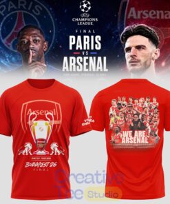 Arsenal Budapest 26 UCL Final T-Shirt