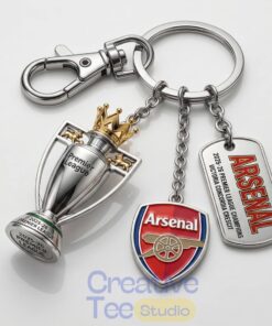 Arsenal EPL Champions 25-26 “The Gunners” Keychain