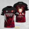 Arsenal Champions League Budapest Final ’26 Tee Hoodie