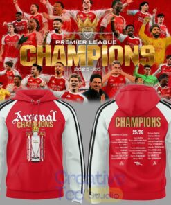 Arsenal Premier League Champions 2025-2026 “Dream Team” Hoodie