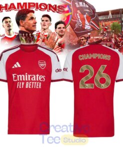 Arsenal Premier League Champions 2025-2026 Jersey