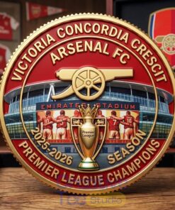 Arsenal ‘The Gunners’ 2026 EPL Champions Commemorative Coin