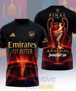Arsenal UCL Budapest Final 2026 T-Shirt