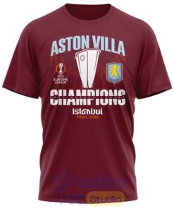 Aston Villa Europa League Champions 2026 T-Shirt