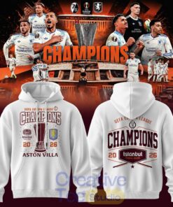 Aston Villa UEFA Europa League Champions 25-26 Hoodie – Claret Glory in Istanbul Aston Villa UEFA Europa League Champions 25-26 Hoodie – Claret Glory in Istanbul