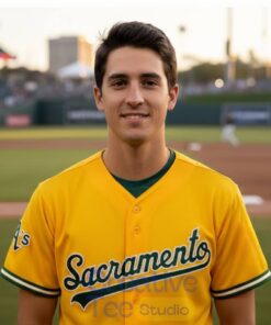 Athletics Oakland Sacramento Gold 2026 Baseball Jersey