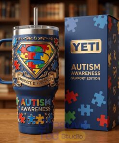 Autism Awareness Support Edition Special YETI Tumbler